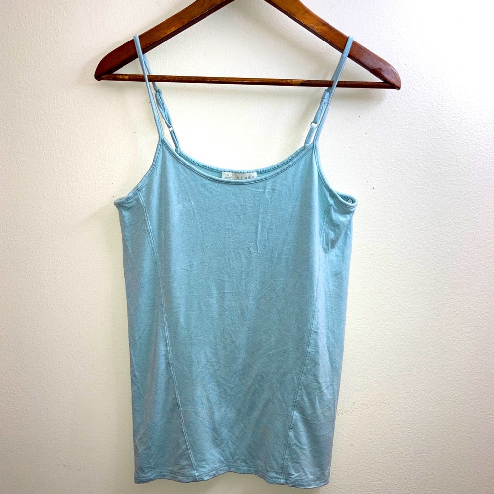 Hinge tank top camisole blue adjustable straps M